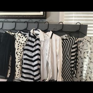 Black and white dress shirt bundle